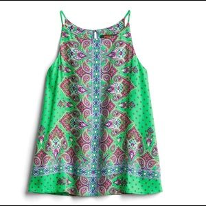 Renee C - Altevo Halter Top- Large- Green